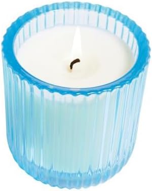 Hillhouse Naturals Outdoor Seaside Citronella 8oz Candle Colored Glass 50+ Hour Burn. 100% Soy Wax Blend. Made in The USA