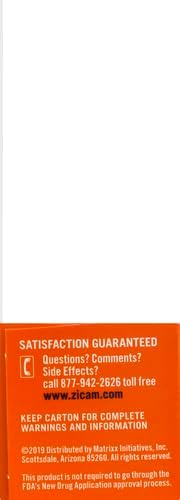 Zicam Cold Remedy Zinc Rapidmelts | Orange Cream Flavor | Shortens Cold Duration | Sugar-Free | Homeopathic