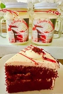 Soy Scented Candles | Handmade & Highly Aromatic Candles Burns Upto 85 Hours in Glass Jar - Perfect for Home Decor, Wedding, Birthday, Dinner (Red Velvet, 16 oz)