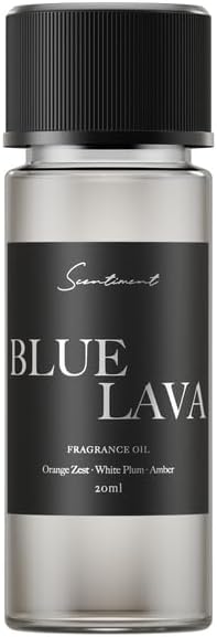 Scentiment Diffuser Oil - Blue Lava Designer Collection | Aromatherapy Home Fragrance | Luxurious Scent with Notes of Lime, Orange Zest, Cassis, Green Leaves (20 mL)