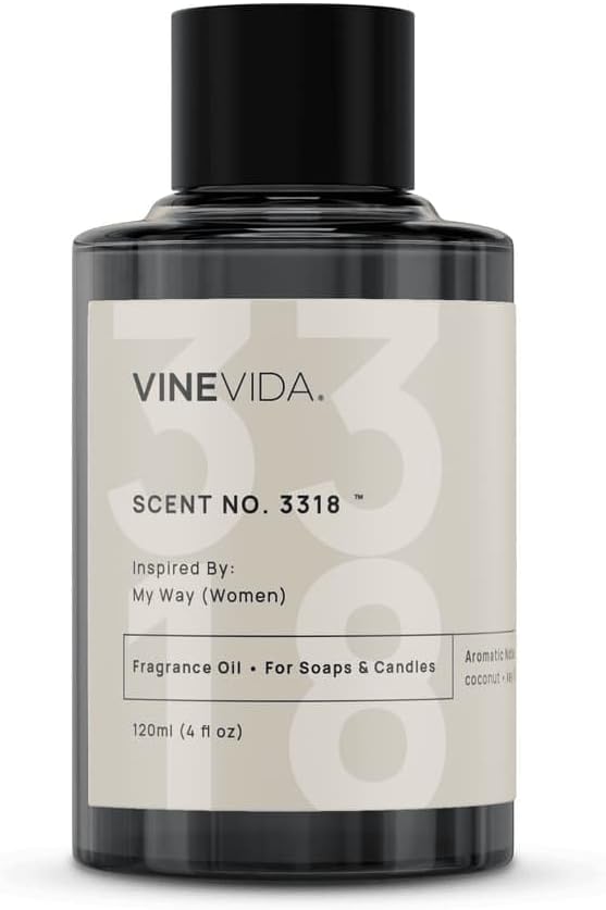 VINEVIDA [120mL] My Way (Women) Fragrance Oil for Candle Making - Natural Candle Oil Scents - Soap Making Essential Oil - Made in USA