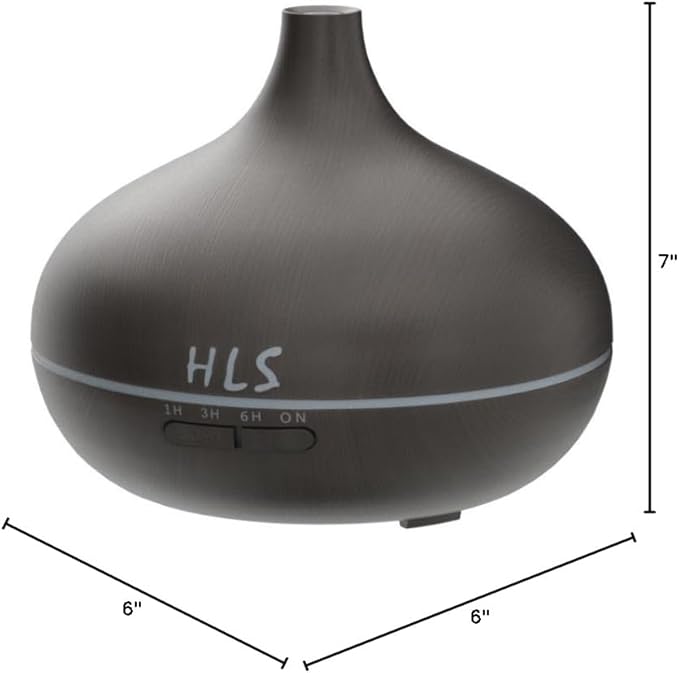 Aromatherapy Essential Oil Diffuser Set - 550ML Ultrasonic Humidifier for Large Rooms - Vaporizer and Aroma Diffuser for Home Bedroom