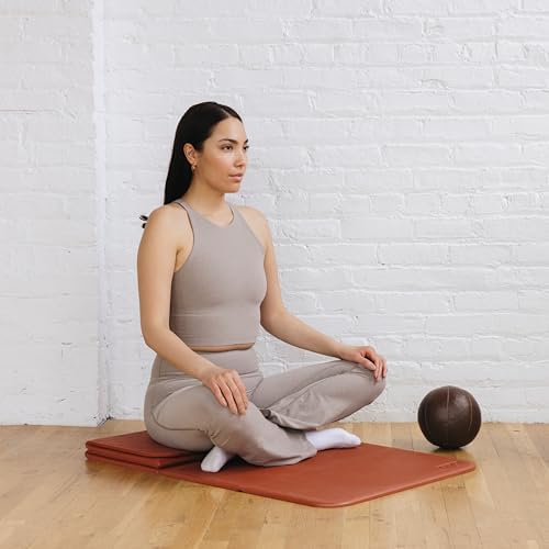 Stakt The Original Foldable Yoga Mat, Premium Fitness & Multi-Purpose Workout Mat with Non-Slip Surface, Portable & Lightweight for Studio or Home Use, As Seen on Shark Tank