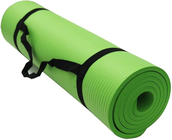 Gryshanyun Yoga Mat Carrier with Adjustable Non-Slip Strap, Nylon Fitness Mat Holder Doubles as Resistance Band for Pilates, Stretching and Gym Exercises