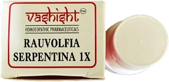 Rauwolfia Serpentina 1X Homeopathy Pure Mother Tincture Tablets, Pack of 3 (300 Tabs)