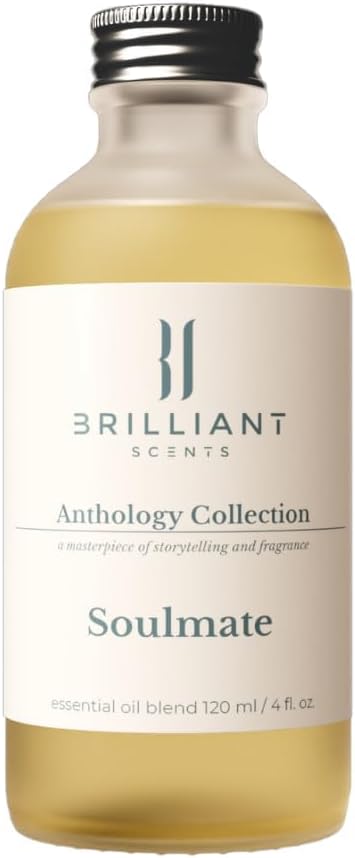 Brilliant Scents Soulmate Fragrance Oil 200ml - Premium Diffuser Oil for Home, Office, Hotels - Long Lasting, Plant-Based, Meets IFRA Standards, USA-Made - Fruity-Floral Marine Scent