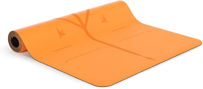 Liforme Special Yoga Mat – Free Yoga Bag Included - Patented Alignment System, Warrior-like Grip, Non-slip, Eco-friendly, Sweat-Resistant, Long, Wide, 4.2mm thick mat for comfort