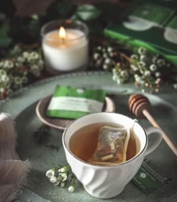 Palais des Thés Caffeine-Free Tea - L'Herboriste N°74 Organic Calming Herbal Blend with Limeflower, Chamomile & Orange Blossom - Premium Tea Bags, Serves 20 Cups