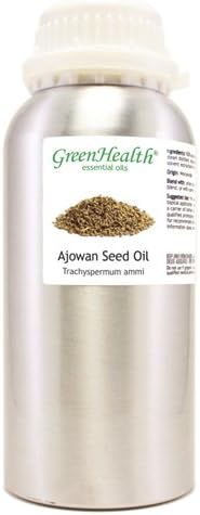 Ajowan Seed Essential Oil - 16 fl oz - Aluminum Bottle w/Locking Cap - GreenHealth