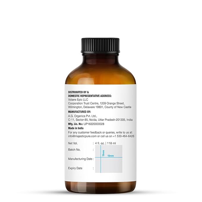 Majestic Pure Essential Oil with Glass Dropper - 100% Pure and Natural - Essential Oils for Diffuser, Aromatherapy, Soap and Candle Making, Myrrh Essential Oil, Myrrh Oil, 4 Fl Oz