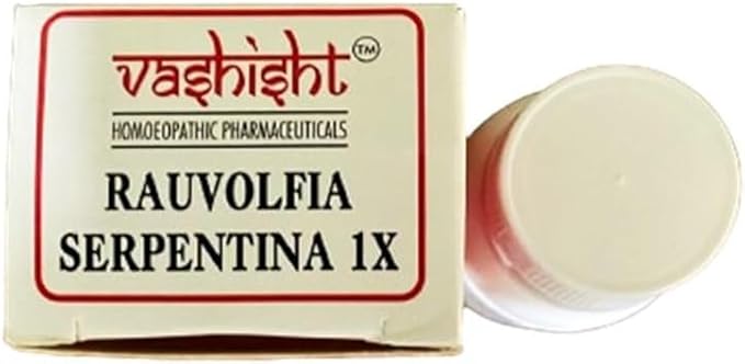 Rauwolfia Serpentina 1X Homeopathy Pure Mother Tincture Tablets, Pack of 2 (200 Tabs)