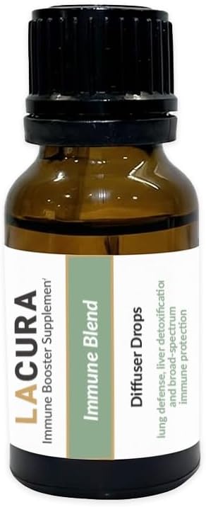Lacura Immune & Calm Essential Oil Blend Bundle – Immune Blend 15ml + Calm Blend 15ml – Aromatic & Topical Use
