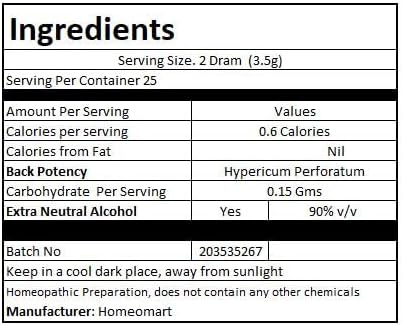 homeomart.com Hypericum Perforatum Homeopathy Pellets (Pills) in 200C Potency, Pack of 3