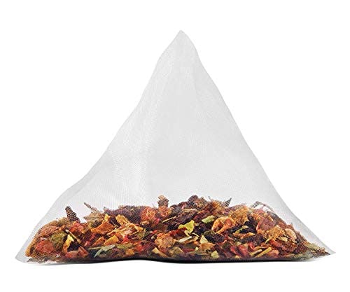 Two Leaves and a Bud Alpine Berry Herbal Tea Bags, Naturally Caffeine Free, Whole Leaf Herbal Tea with Hibiscus in Sachets, 15 Count (Pack of 6)