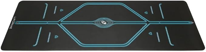 Liforme XL Yoga Mat – Free Yoga Bag Included - Patented Alignment System, Warrior-like Grip, Non-slip, Eco-friendly, sweat-resistant, long, wide, 4.2mm thick mat for comfort