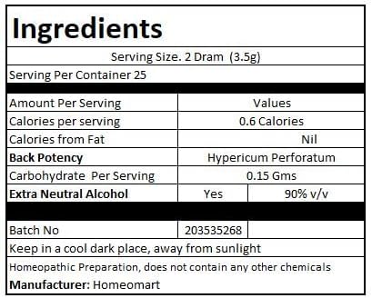 homeomart.com Hypericum Perforatum Homeopathy Pellets (Pills) in 30C Potency, Pack of 3
