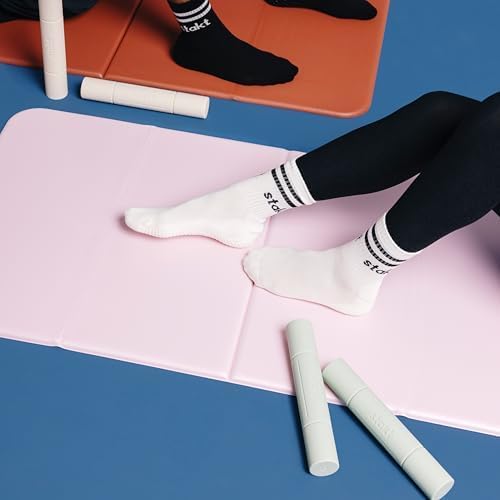 Stakt The Original Foldable Yoga Mat, Premium Fitness & Multi-Purpose Workout Mat with Non-Slip Surface, Portable & Lightweight for Studio or Home Use, As Seen on Shark Tank
