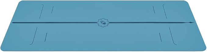 Liforme Evolve Yoga Mat – Free Yoga Bag Included - Patented Alignment System, Warrior-like Grip, Non-slip, Eco-friendly, Sweat-Resistant, Long, Wide, 4.2mm thick mat for comfort