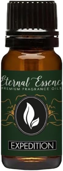 Eternal Essence Oils Expedition 10ml Fragrance Oil – Pine Needles, Bergamot Mist, Vetiver & Cedarwood – Earthy Green Blend Inspired by Forest Trails & Herbs
