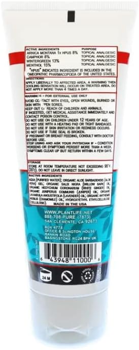 Plantlife Arnica Relieve Gel 3 Pack - Made with Arnica and 100% Pure Essential Oils - Relieve Products are a Homeopathic Solution for Everyday Use - Works Quickly and Effectively - Made in California