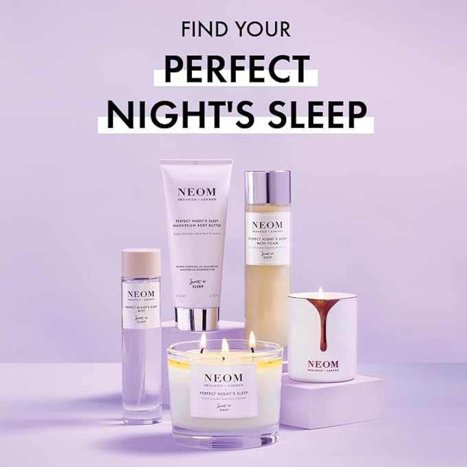 Neom -Perfect Night's Sleep Mist for Body & Pillow, 1 Fl Oz | Lavender & Chamomile I Perfect Night's Sleep Range | Essential Oils | Pillow Mist