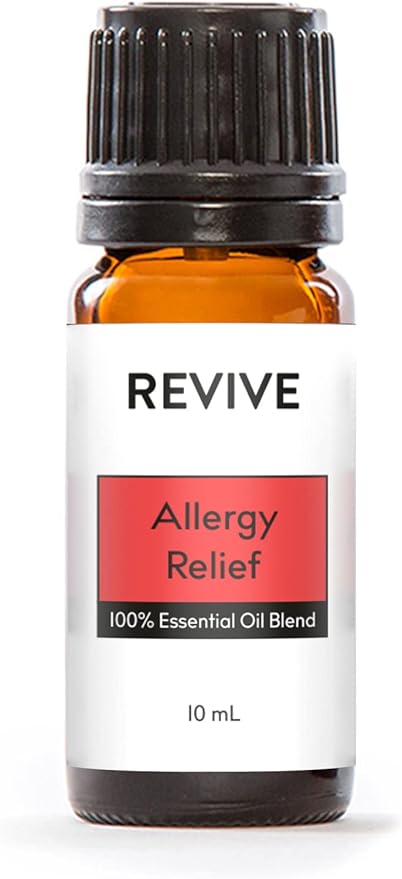 Allergy Relief Essential Oil Blend by Revive Essential Oils - 100% Pure Therapeutic Grade, for Diffuser, Humidifier, Massage, Aromatherapy, Skin & Hair Care