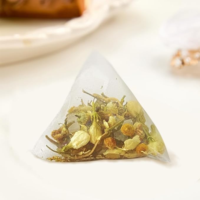 XIEJINJI Chamomile Jasmine Herbal Tea, 40 Tea Bags, Premium Soothing Floral Blend in Eco-Conscious Teabags - Non-GMO - Caffeine-free