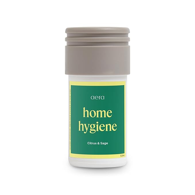 Aera Mini Home Hygiene Citrus and Sage - Essential Oil for Home - Fresh Zest Fragrance - Notes of Lemon, Lime and Geranium - Scent Refill - Capsule Size Works with Mini Diffuser