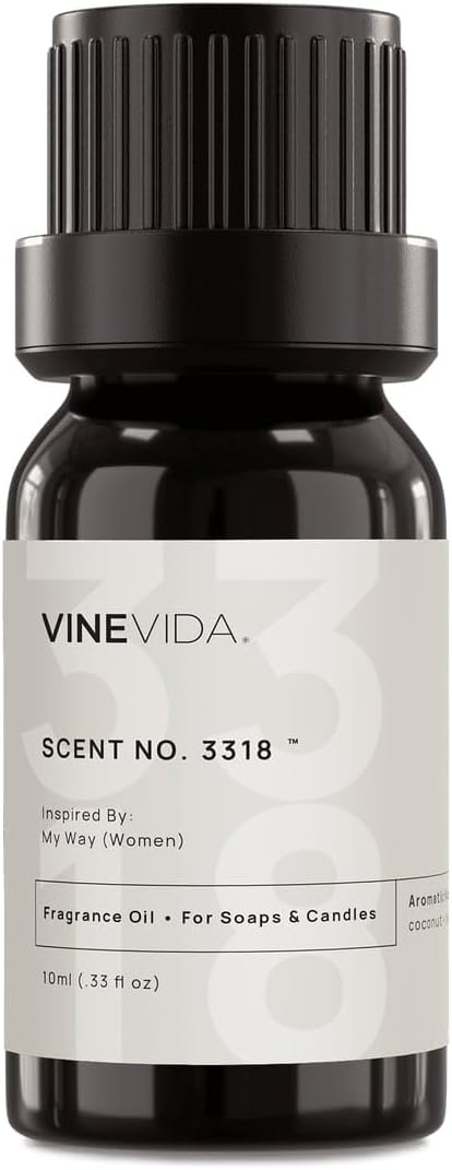 VINEVIDA [10mL] My Way (Women) Fragrance Oil for Candle Making - Natural Candle Oil Scents - Soap Making Essential Oil - Made in USA
