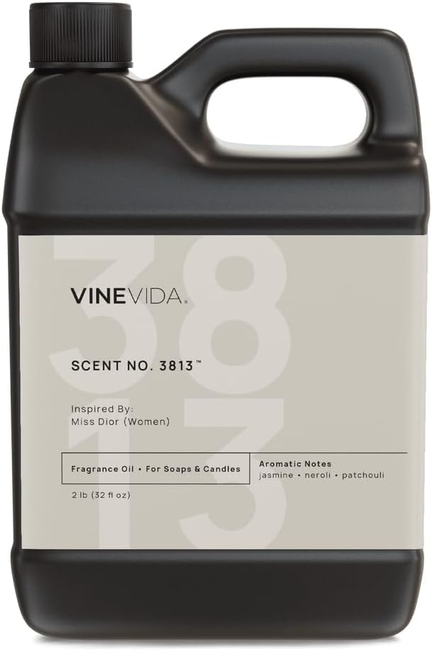 VINEVIDA [32oz] Miss (Women) Fragrance Oil for Candle Making - Natural Candle Oil Scents - Soap Making Essential Oil - Made in USA