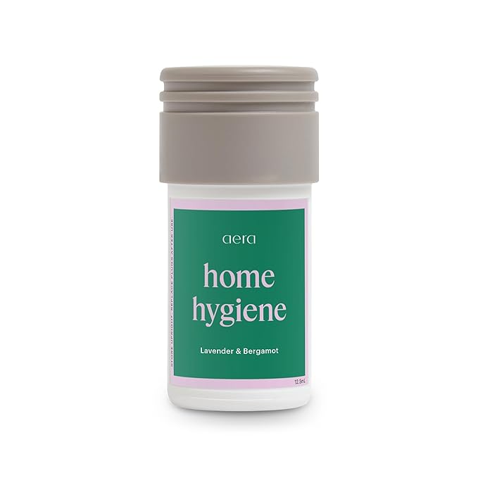 Aera Mini Home Hygiene Lavender and Bergamot - Essential Oil for Home - Relaxing Fragrance - Notes of Lavender, Lavandin and Wild Mint - Scent Refill - Capsule Size Works with Mini Diffuser