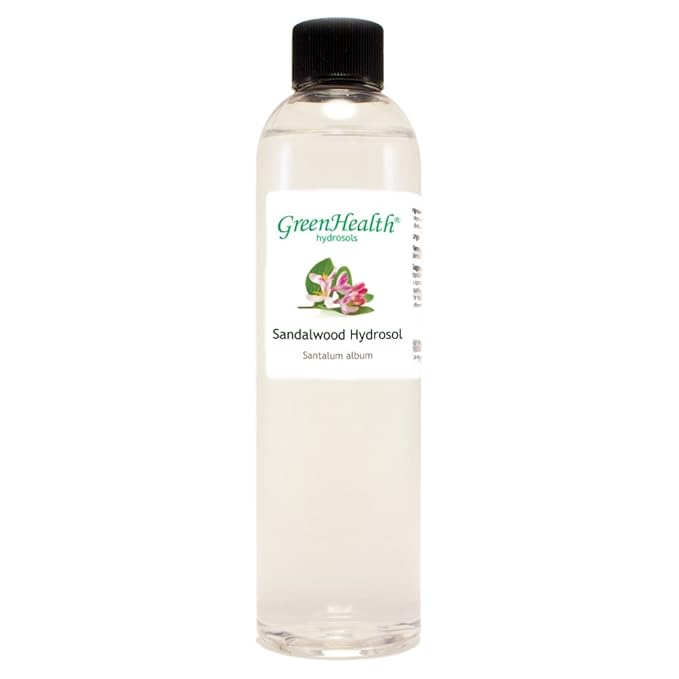 Sandalwood Hydrosol (Floral Water) - 8 fl oz Plastic Jug w/Cap - 100% Pure (NOT Oil)