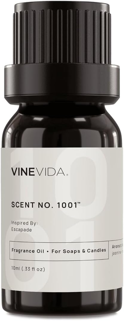 VINEVIDA [0.33oz] Scent NO. 1001 Fragrance Oil for Candle Making and Soap Making - Premium Candle Scents for Soy Candles