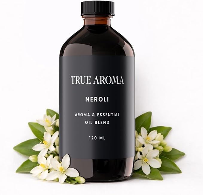 100% Pure Neroli Essential Oil | Italian Neroli Scented Oil for Diffusers | Luxury Premium Grade, Undiluted, Natural, Aromatherapy Fragrance — 120 ML