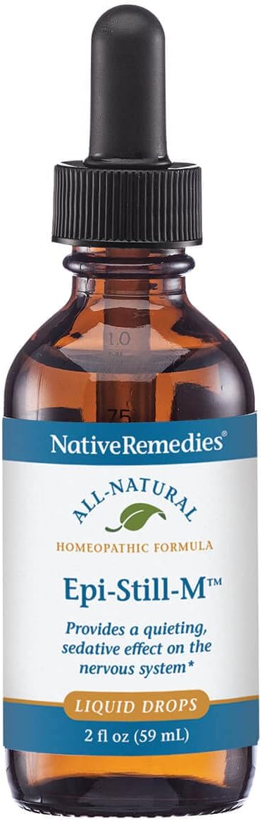 Native Remedies Epi-Still-M - Natural Homeopathic Formula Provides a Quieting, Sedative Effect on The Nervous System - Reduces The Frequency of Stress-Induced Episodes - 59 mL