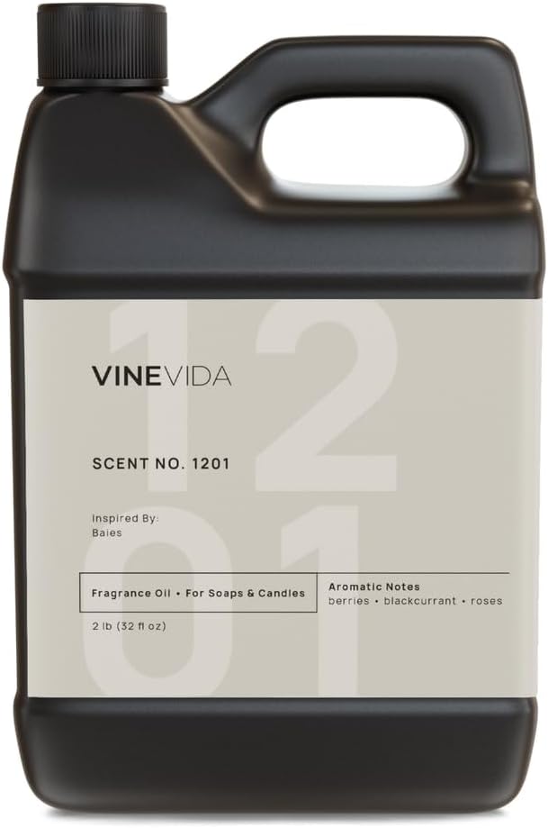 VINEVIDA [32oz] No.1201 Fragrance Oil for Candle & Soap Making - Natural, USA Made Candle Scents