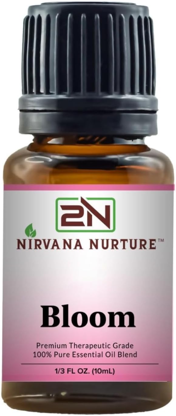 Bloom Blend 100% Pure Natural Premium Grade, Undiluted, Happiness, Mood Booster, Aromatherapy, Calm, Relax