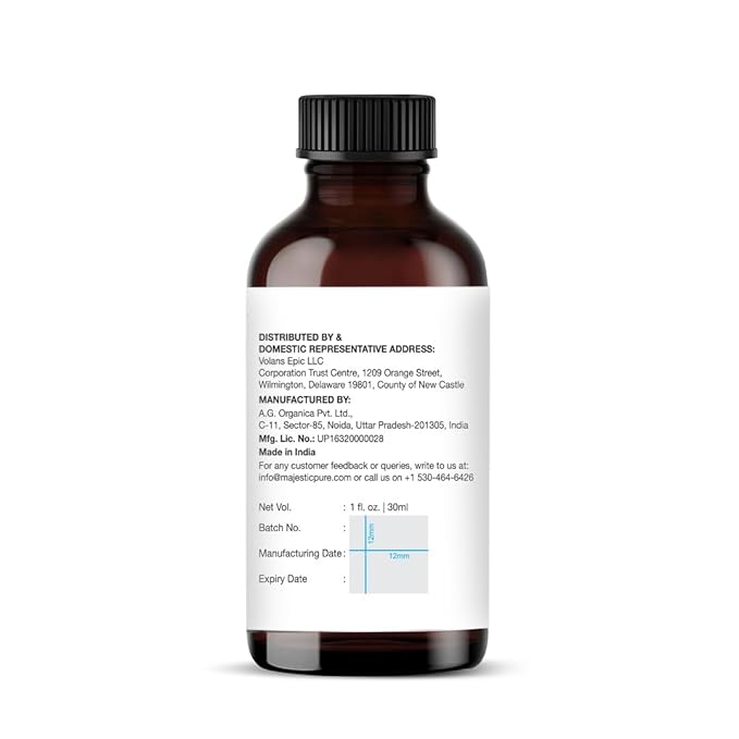 Majestic Pure Essential Oil with Glass Dropper - 100% Pure and Natural - Essential Oils for Diffuser, Aromatherapy, Soap and Candle Making, Ginger Essential Oil, Ginger Oil, 1 Fl Oz