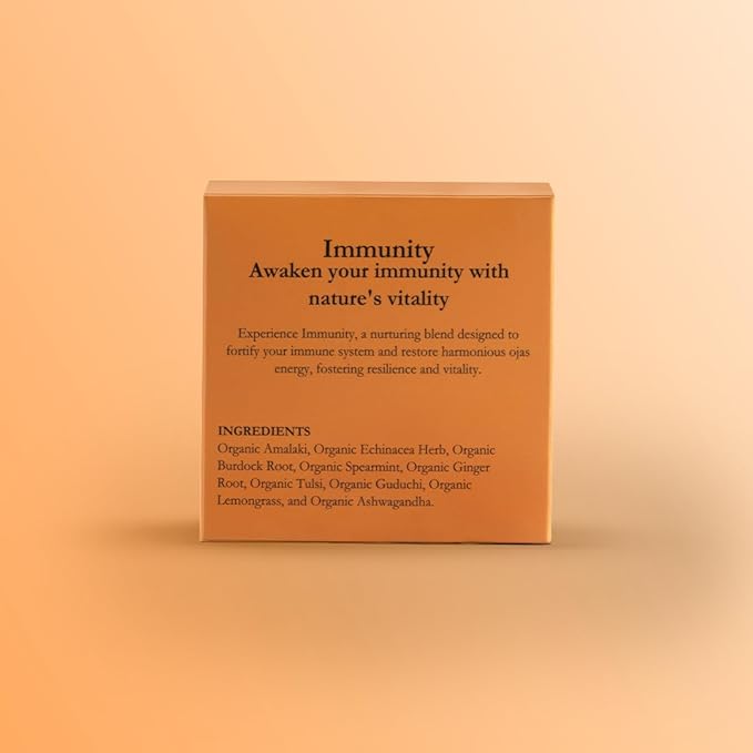 Dakshin Organic Immunity Herbal Tea | Immune Boosting | 1 box of 16 teabags