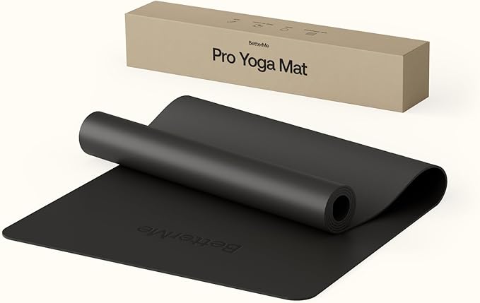 BetterMe Pro Yoga Mat - Non-Slip Yoga Mat for Home Workouts - Lightweight & Thoughtful Quality Exercise & Workout Mat for Yoga, Pilates and Fitness