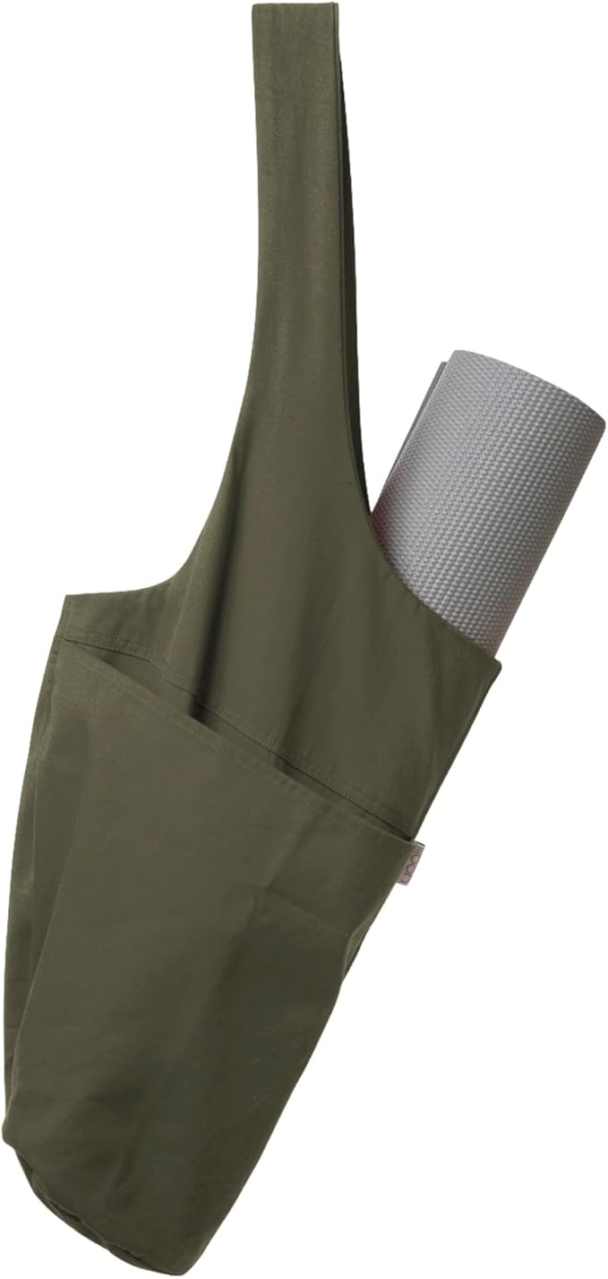 Yogiii Yoga Mat Bag | The ORIGINAL YogiiiTote Yoga Bag | Sling Mat Tote w/Large Side Pocket & Zipper Pocket | Yoga Mat Carrier Fits Most Size Mats