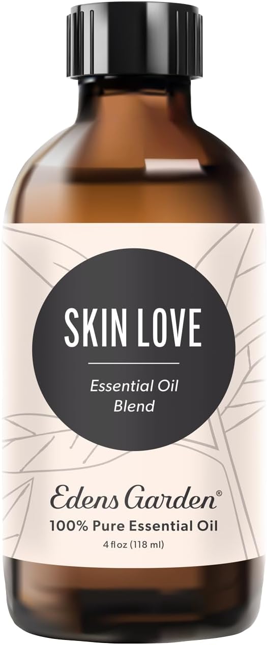 Edens Garden Skin Love Essential Oil Blend- 100% Pure Premium Grade, Undiluted, Natural, Therapeutic, Aromatherapy, The Best for Skin, Face, Hair 118 ml (4 fl oz)