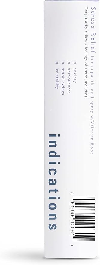 Sprayology StressRelief Homeopathic Oral Spray, Natural Stress & Worry Support, Fast-Acting Mood & Irritability Relief, Vegan, Gluten-Free, Lactose-Free, 30-Day Supply (1.38 fl oz)