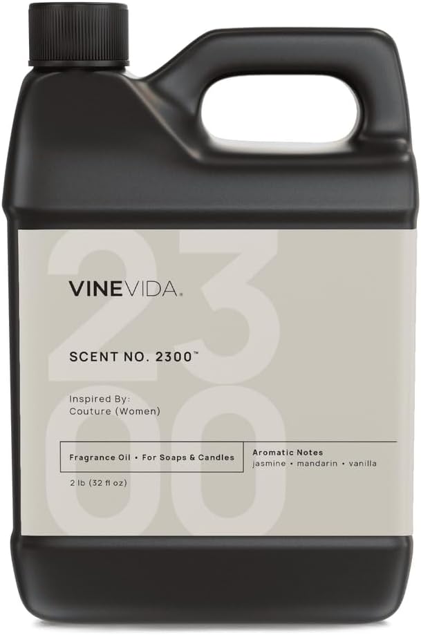 VINEVIDA [32oz] Couture (Women) Fragrance Oil for Candle Making - Natural Candle Oil Scents - Soap Making Essential Oil - Made in USA