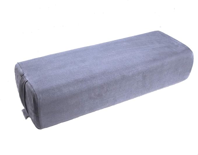 NGT new guide steps Yoga Bolster Pillow for Meditation and Support - Rectangular Yoga Cushion Foam Wedges Washable Suede Pillowcase for Men and Women with Carry Handles.…