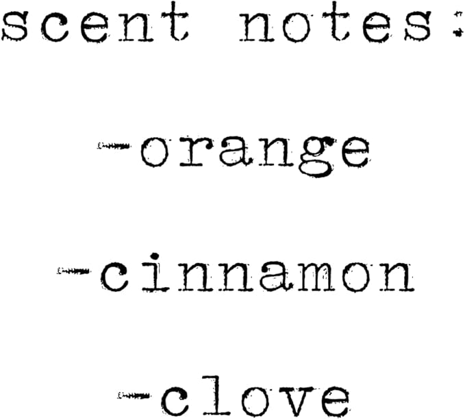 Orange + Clove Soy Candle | 8 oz. | 40 Hour Burn Time | Orange, Cinnamon, Clove Scented | Non-Toxic, Phthalate-Free, Dye-Free | Hand-Poured | Amber Jar | Cotton Wick | Made in The USA