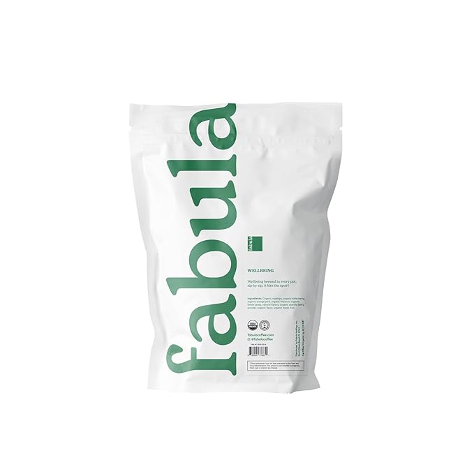 Fabula Herbal Wellness Tea - A Bright & Fruity Passionfruit Blend with Rosehips, Elderberry & Hibiscus for Immune & Mood Boost, 20 Count