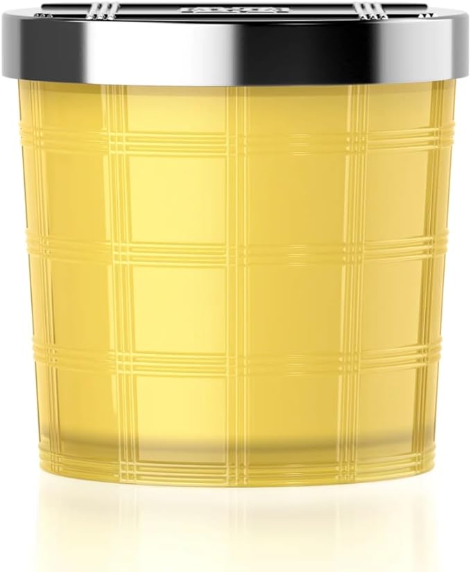 HomeWorx 50 oz. 4-Wick Limoncello Cupcake Luxe Glass Candle | Jumbo Premium Candle by Slatkin + Co. | 90+ Hours of Burn with Gift Box