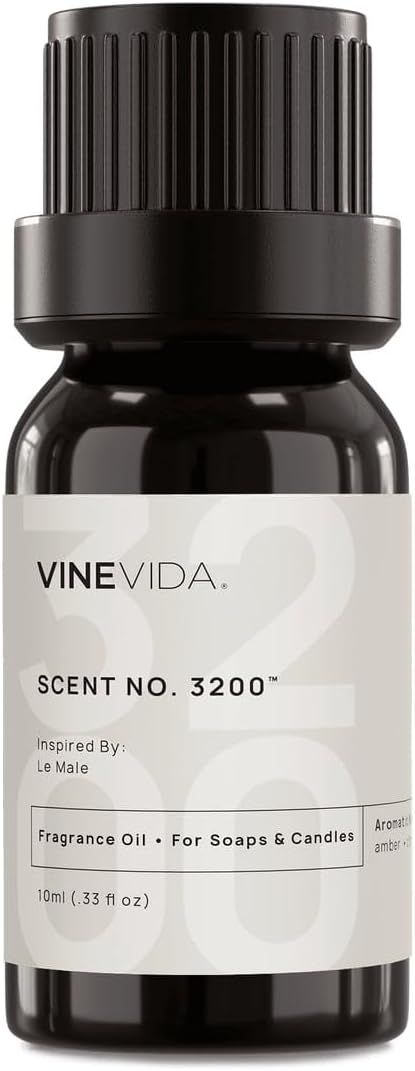 VINEVIDA [0.33oz] Le Male (Our Version of) Fragrance Oil for Candle Making and Soap Making - Premium Candle Scents for Soy Candles