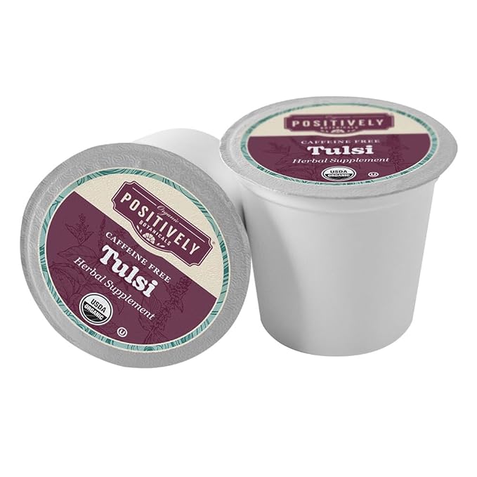 Organic Positively Botanicals Company, Tulsi, K-Cup Compatible, 24 Pods